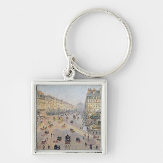 Porte-clés Camille Pissarro | l'avenue de L'Opera, Paris (Devant)