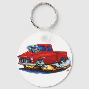 Porte-clés Camion 1955 de rouge de collecte de Chevy Stepside