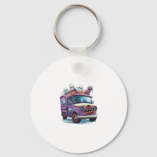 Porte-clés Camion à glace hanté (Recto)