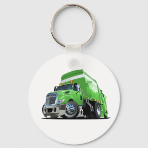 Porte-clés Camion à ordures de dessin