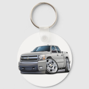 Porte-clés Camion de blanc de Chevy Silverado Dualcab