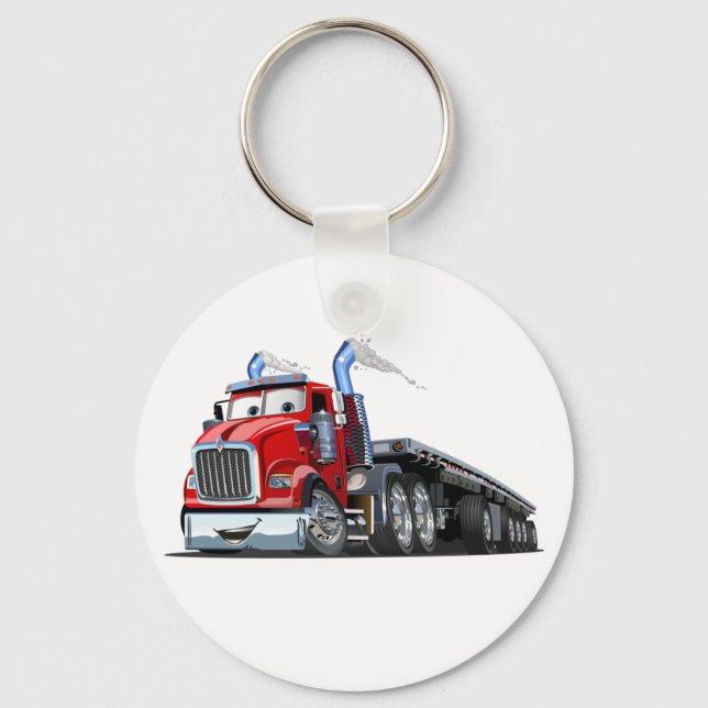Porte-clés Camion de dessin (Recto)