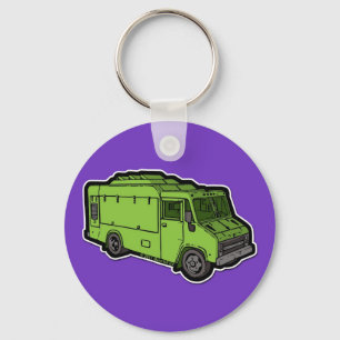 Porte-clés Camion de nourriture : De base (vert)
