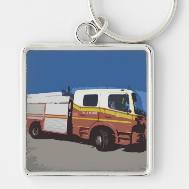 Porte-clés Camion de pompiers (Devant)