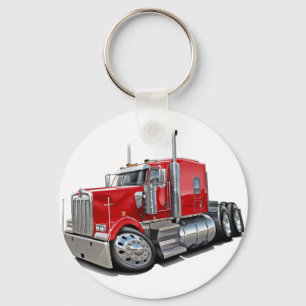 Porte-clés Camion de rouge de Kenworth w900