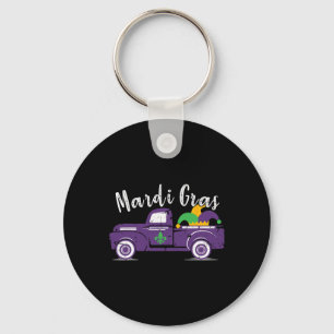 Porte-clés Camion Mardi Gras - Amusant cadeau Mardi Gras