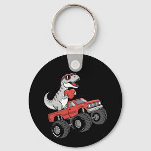 Porte-clés Camion Monstre de la Saint-Valentin T Rex Dinosaur