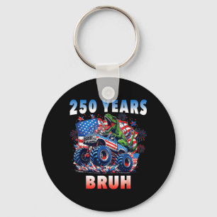 Porte-clés Camion Monstre Dinosaure USA 250 Ans Bruh pour Gar