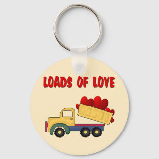 Porte-clés Camion Valentine Dump avec Love Love