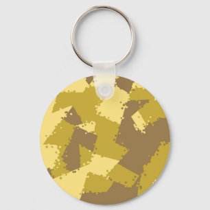 Porte-clés Camo du désert d'or