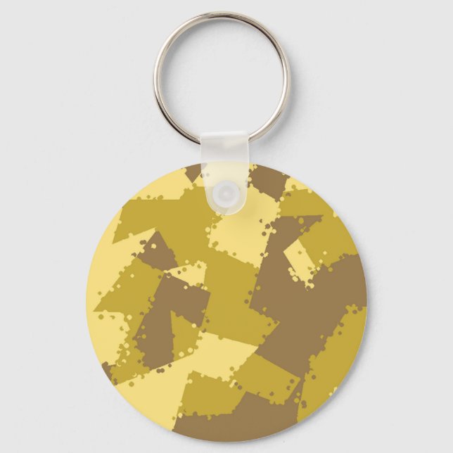 Porte-clés Camo du désert d'or (Recto)