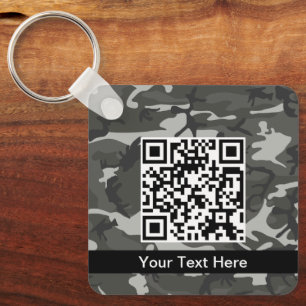 Porte-clés Camo gris, Camouflage, Militaire, Armée