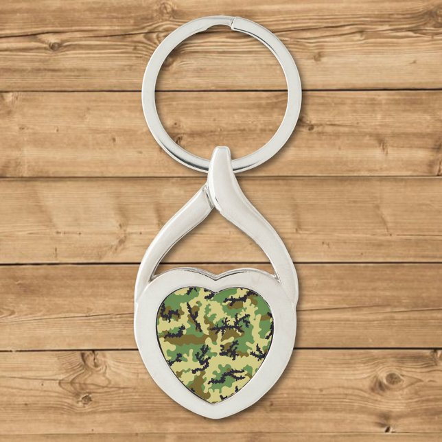 Porte-clés Camouflage des bois (Créateur téléchargé)