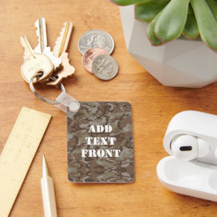 Porte-clés Camouflage militaire du désert de Woodland