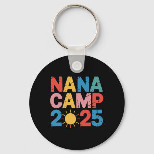 Porte-clés Camp de Nana 2025 Vacances familiales Équipe de ca