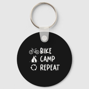 Porte-clés Camp de vélo Répéter le vélo de montagne Ckpacking