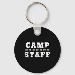 Porte-clés Camp Personnel Camp d'été Personnel Camping