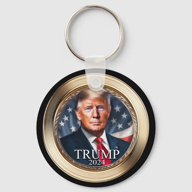 Porte-clés Campagne Donald Trump 2024 Collectible (Recto)