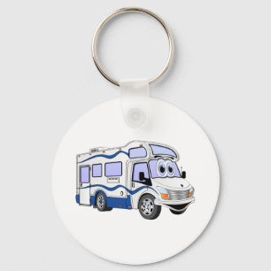 Porte-clés Camper bleu dessin