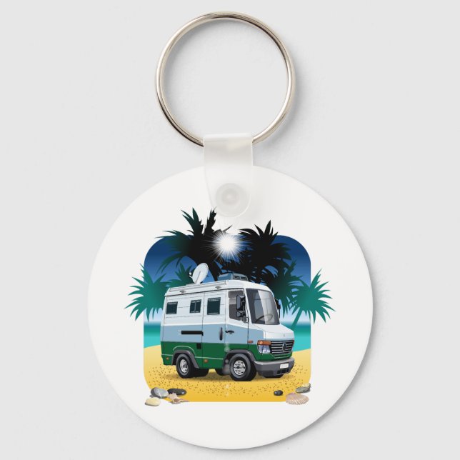 Porte-clés Camper de dessin (Recto)