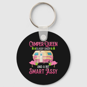 Porte-clés Camper Queen Classy Sassy Smart Drôle Femmes Fille
