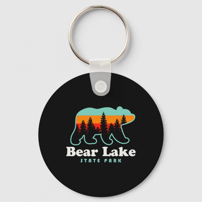 Porte-clés Camping Bear Lake State Park Utah Randonnée  (Recto)