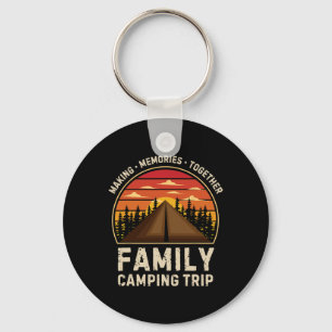 Porte-clés Camping-car vintage Camp Voyage de camping en fami