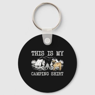 Porte-clés Camping Carlin Chien Voici Mon Camping