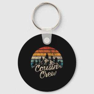 Porte-clés Camping Cousin Crew Camp d'été extérieur le couche