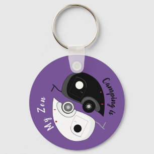 Porte-clés Camping est My Zen Ying Yang Teardrop Trailer