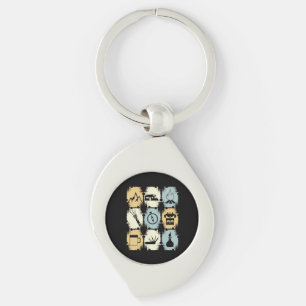 Porte-clés Camping - Fournitures de Camping Rétro
