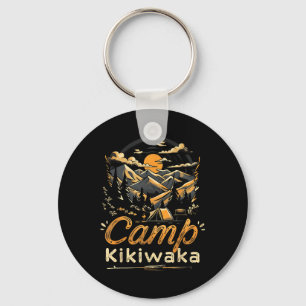 Porte-clés Camping Kikiwaka Camper Randonnée Tente Forest Mou