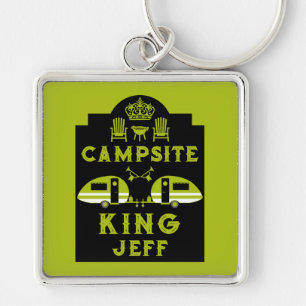 Porte-clés Camping King Cadeaux Pour Camping