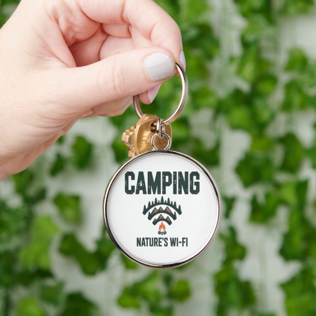 Porte-clés Camping Natures Wifi (Main)