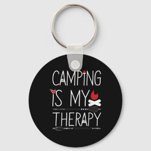 Porte-clés Camping Thérapie Extérieur Pour Un Camper Kinda Ad