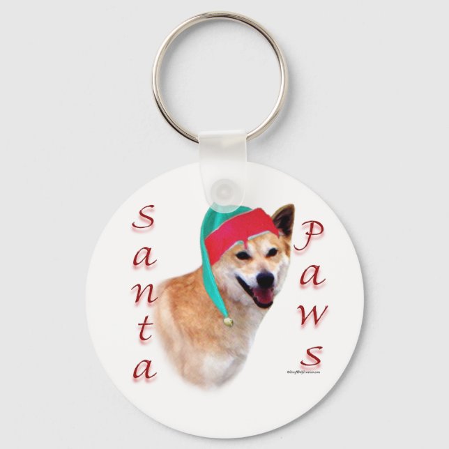 Porte-clés Canaan Chien Père Noël Paws (Recto)