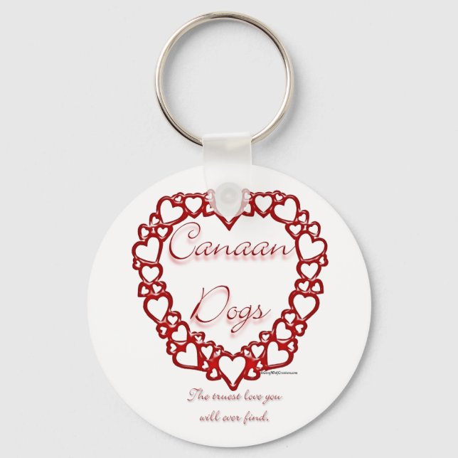 Porte-clés Canaan Chien Véritable Amour - Porte - clé (Recto)