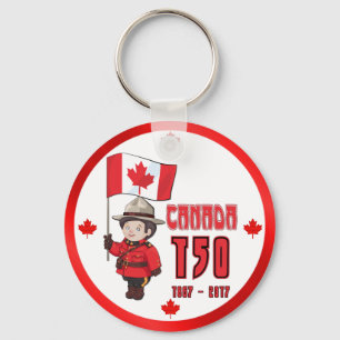 Porte-clés Canada 150 ans