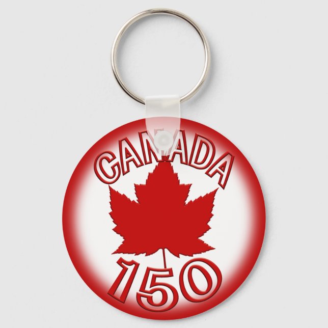Porte-clés Canada 150 Souvenir Porte - clé & Canada Feuille d (Recto)