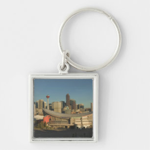 Porte-clés Canada, Alberta, Calgary : Skyline de la ville dep