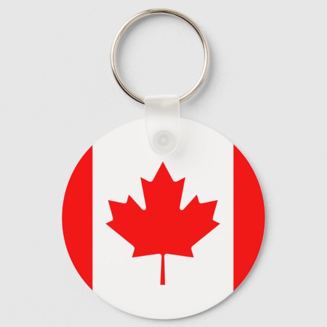 Porte-clés Canada flag Button Keychain (Recto)