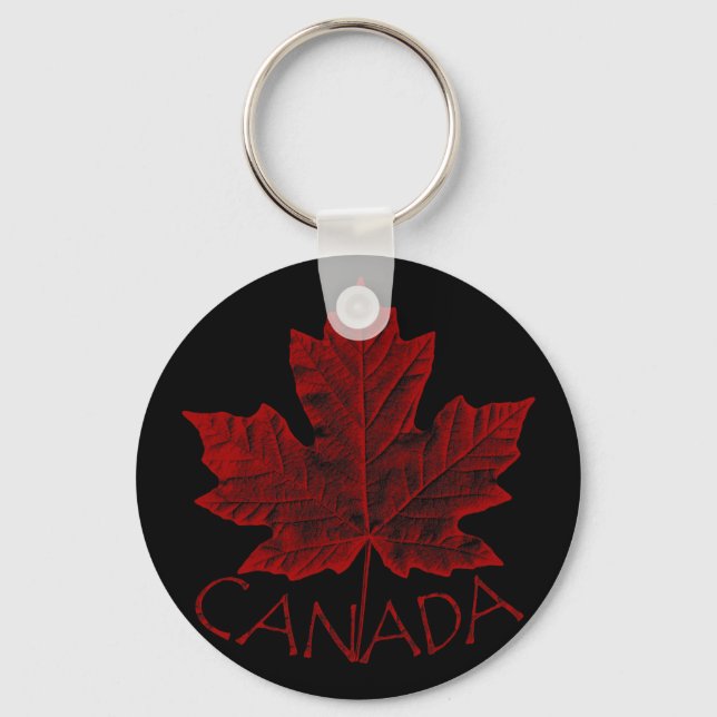 Porte-clés Canada Flag Souvenir Key Chain & Canada Maple Leaf (Recto)