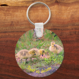 Porte-clés Canada Goose Babies Nature Personalized