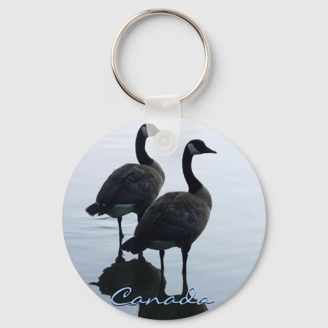 Porte-clés Canada Souvenir Keychain Canada Geese Keepsake (Recto)