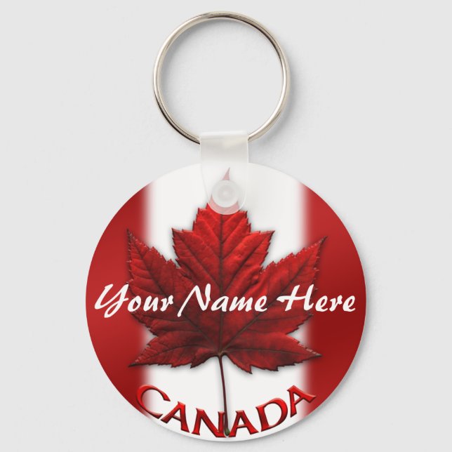 Porte-clés Canada Souvenir Porte - clé Personnalisé Canada Ca (Recto)