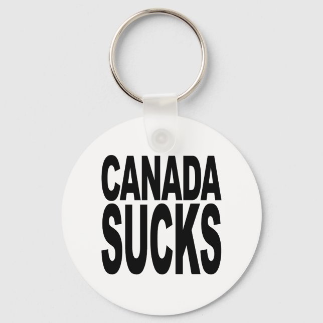 Porte-clés Canada Sucks (Recto)
