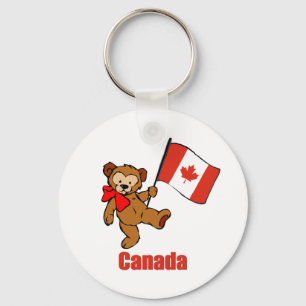 Porte-clés Canada Teddy Bear Keychain