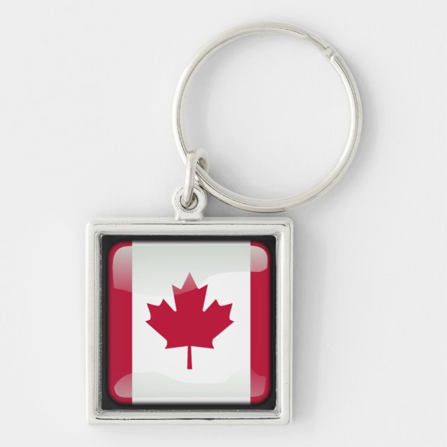 Porte-clés Canadien poli (Devant)