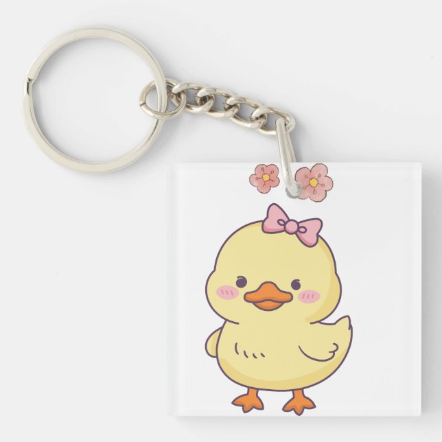 Porte-clés Canard Bébé Mignon  (Devant)