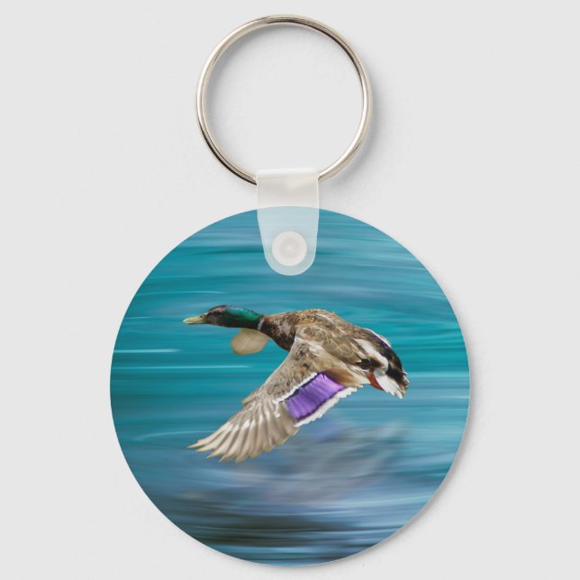 Porte-clés Canard de Majard volant (Recto)